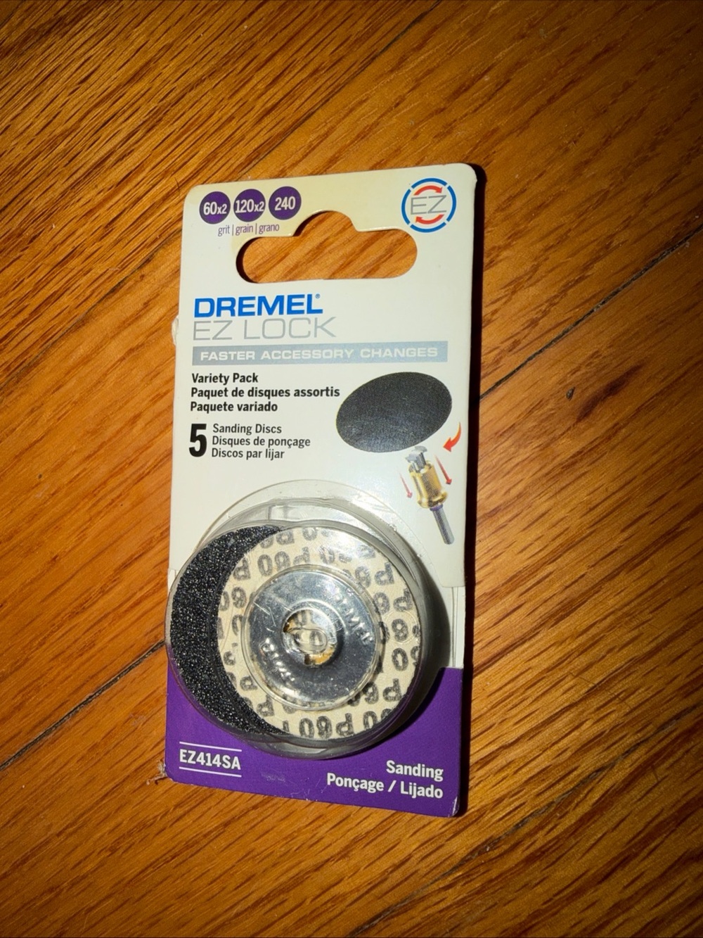 NEW DREMEL EZ414SA 1-1/4 Sanding Disc Multi-Pack EZ Lock Faster Accessory Change